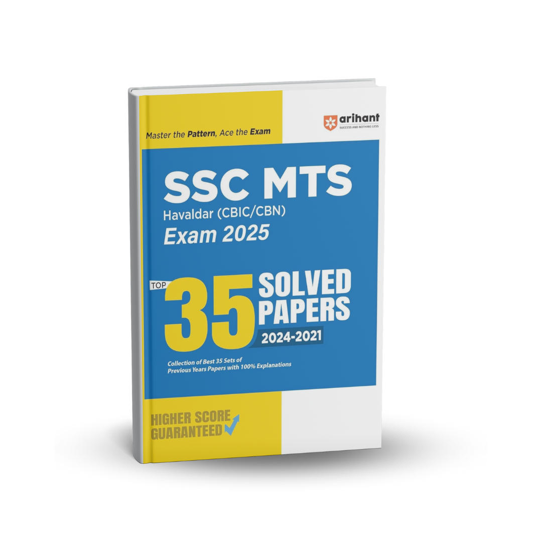 Arihant SSC MTS & Havaldar Exam Guide 2025 | 35 Solved Papers (2021–2024) (English)