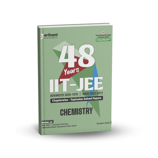 Arihant 48 Years IIT‑JEE Chemistry | Chapterwise & Topicwise Solved Papers By-Ranjeet Shahi (English)