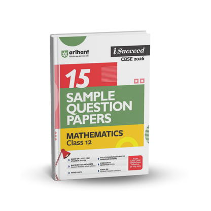 Arihant CBSE 15 Sample Question Papers | Mathematics Class 12 | (English)