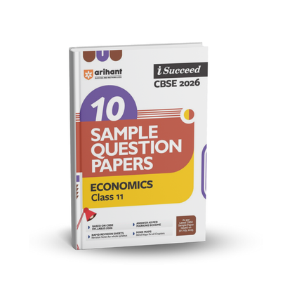 Arihant CBSE 2026 | 10 Sample Question Papers Class-11 Economics | (English)