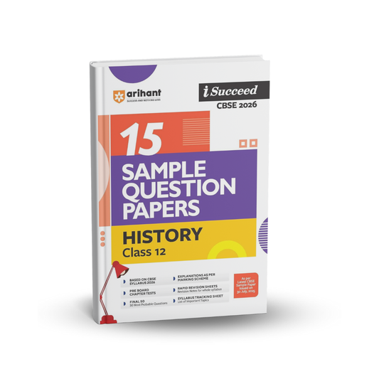 Arihant CBSE-2026 | 15 Sample Question Papers Class-12 History | (English)