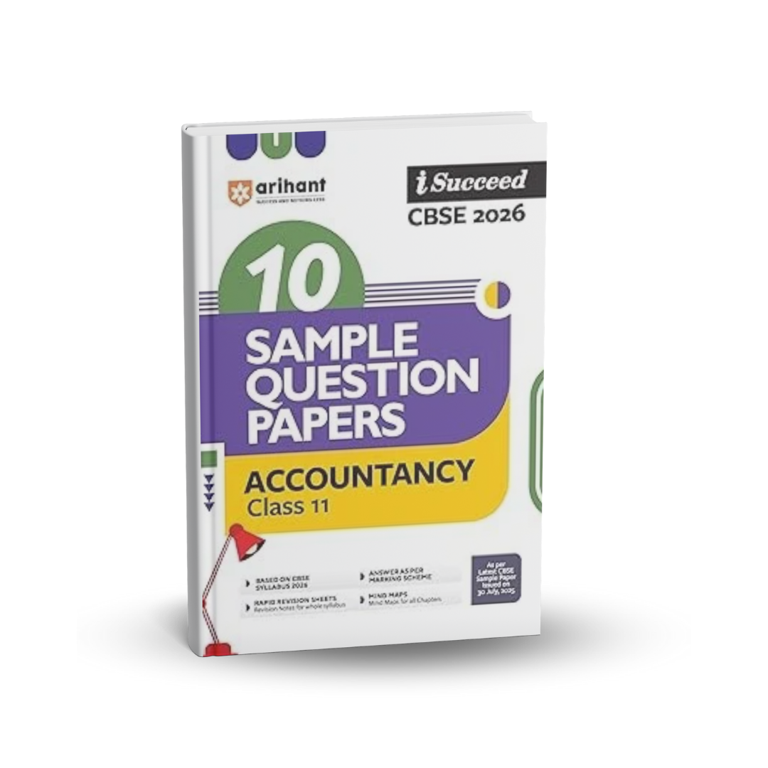Arihant CBSE | 10 Sample Question Papers Class-11 Accountancy | (English)