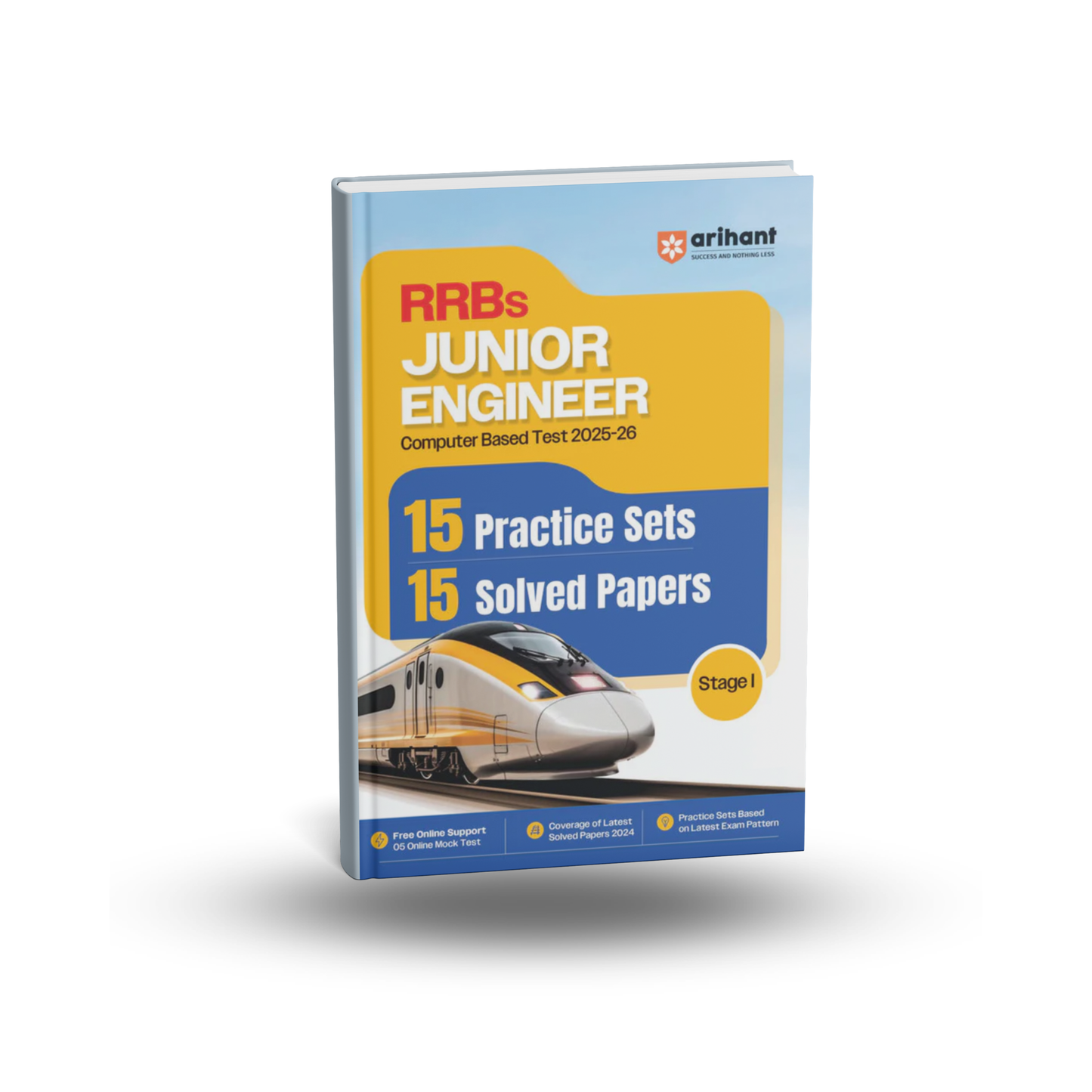 Arihant RRB Junior Engineer (JE) 15 Practice set & solved paper 2025-26 [English Medium]