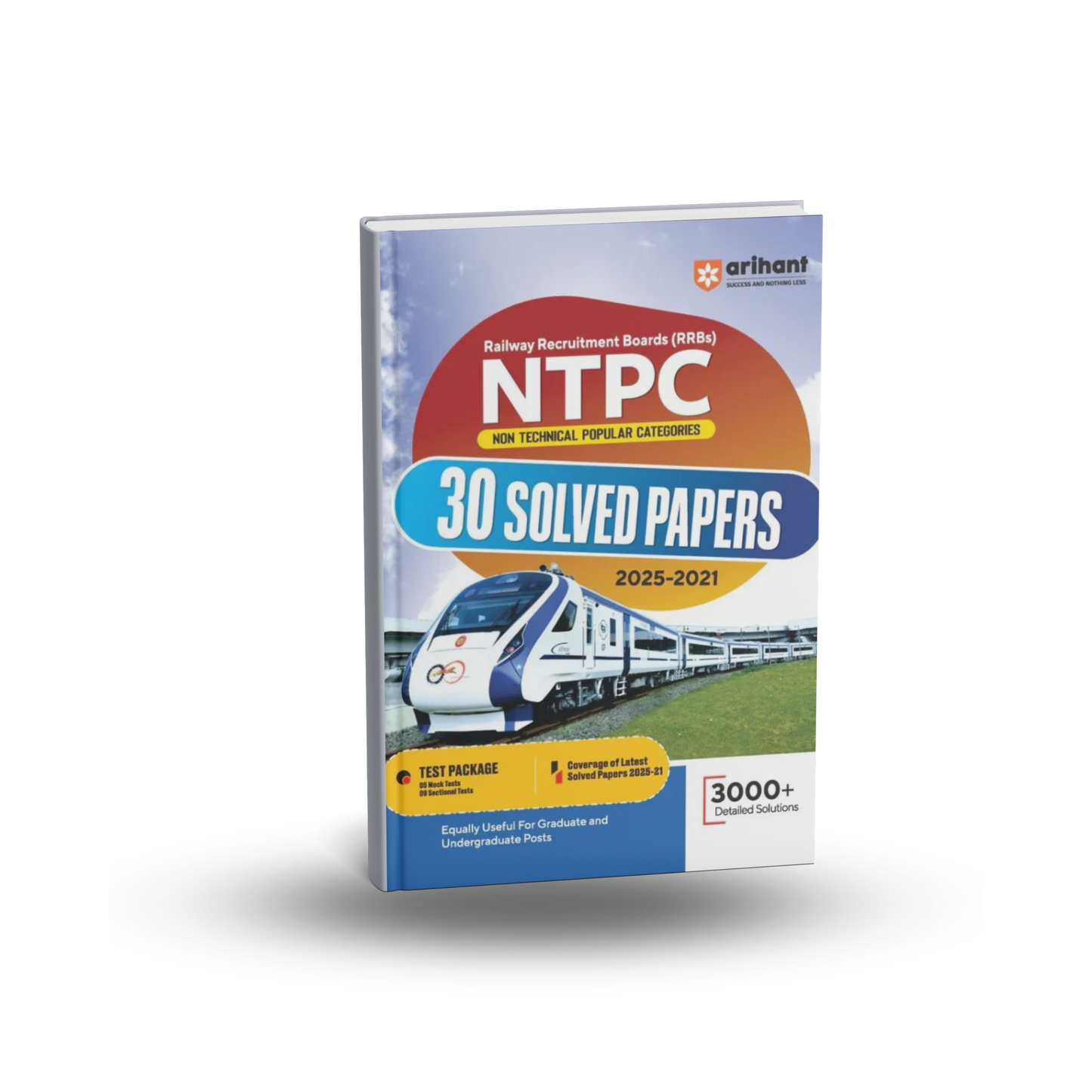 Arihant RRBs NTPC CBT (Stage I) Exam 2025–2026 | 30 Solved Papers | English Medium