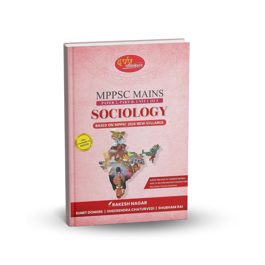Darpan Publication MPPSC Mains Sociology (Unit 1 to 5) (English Medium)