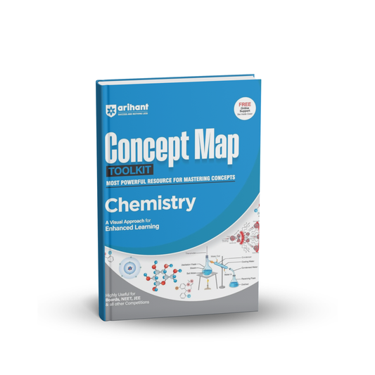Arihant Concept Map Toolkit – Chemistry Visual Learning Guide for Boards, NEET & JEE | English Medium
