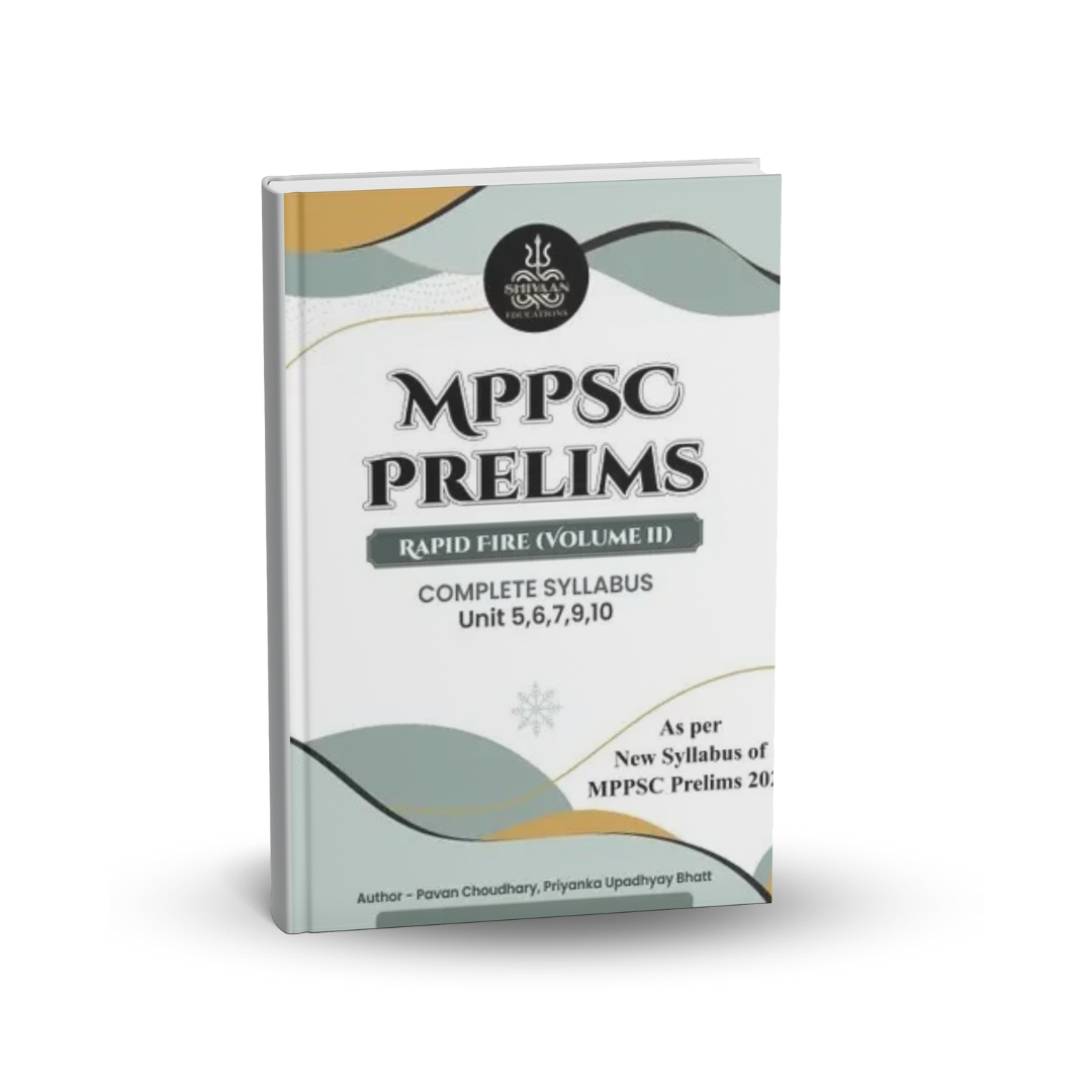 Shivaan MPPSC Prelims Rapid Fire Volume II | Complete Syllabus Units 5, 6, 7, 9 & 10  (English)