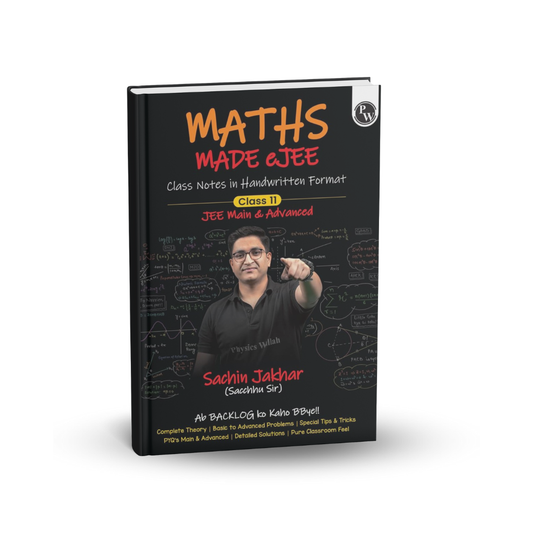 PW Maths Made JEE Class 11 Handwritten Notes by Sachin Jakhar (English)