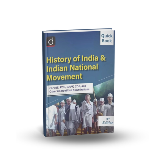 Drishti IAS History of India & Indian National Movement Quick Book | 3rd Edition | English Medium