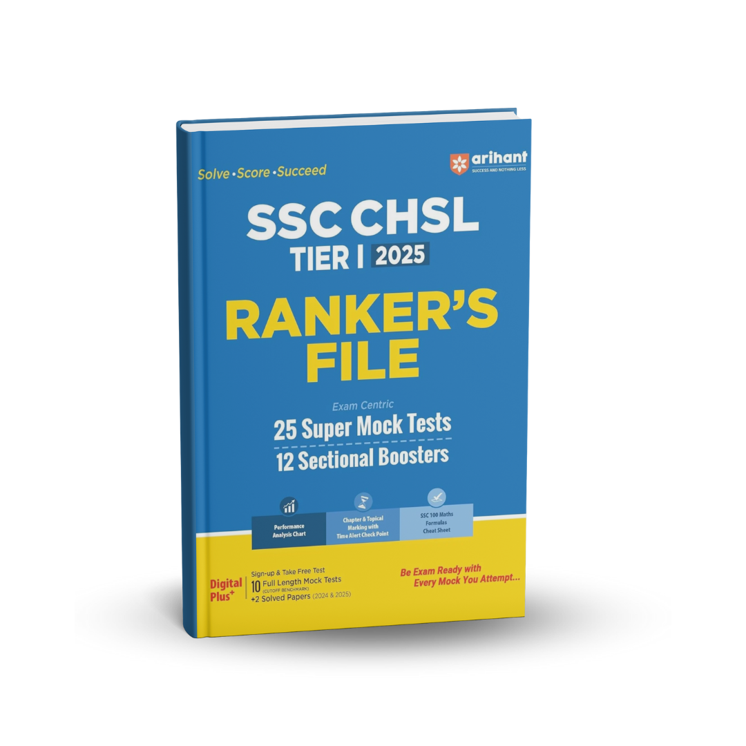 Arihant SSC CHSL Tier I 2025 | 25 Super Mock Tests + 12 Sectional Boosters (English)