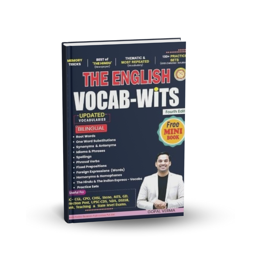 Rakesh Yadav The English Vocab Wits 4-Edi. By-Gopal Verma Edition | (Bilingual)