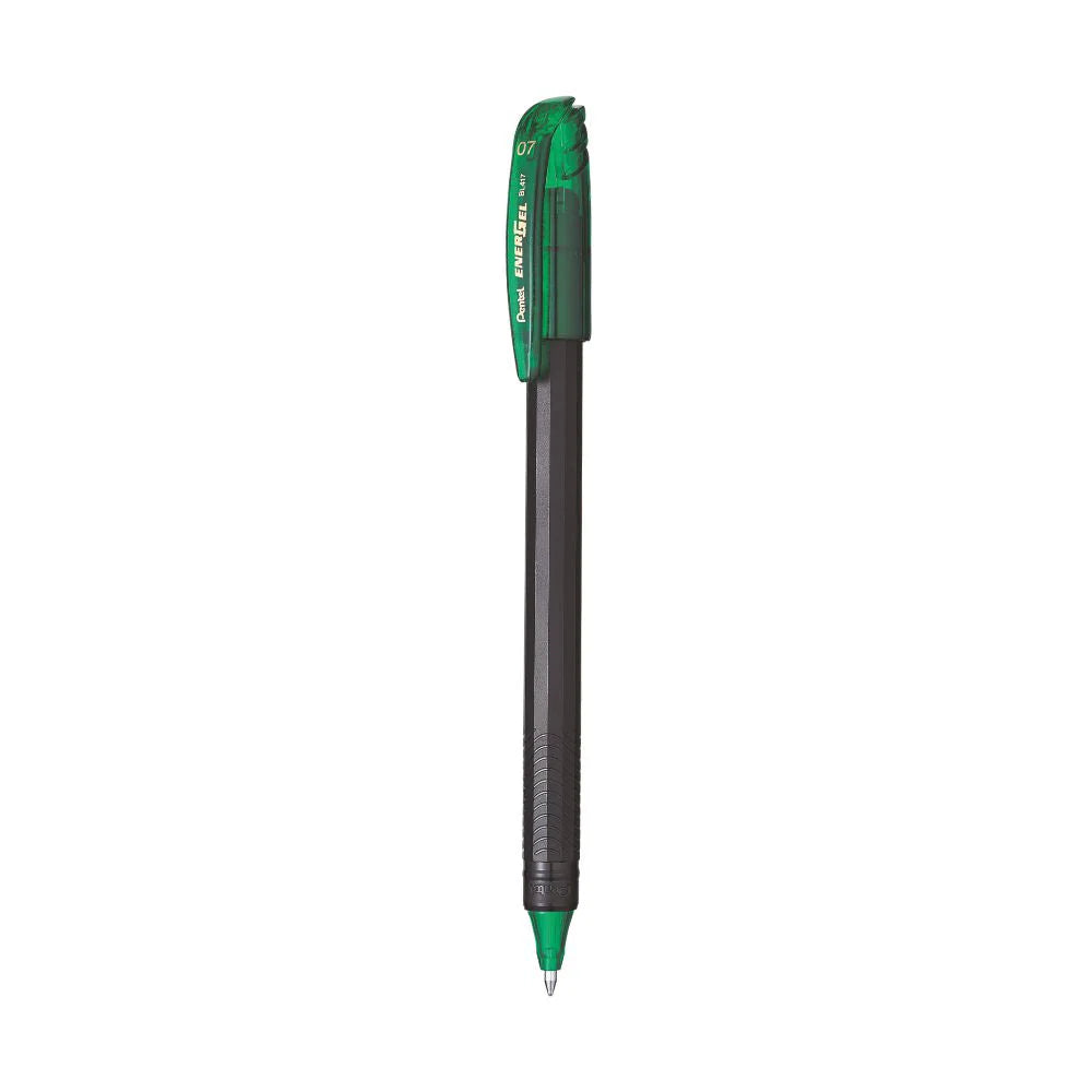 Pentel EnerGel 0.7 mm Ball Metal Point Green – Smooth Gel Pen