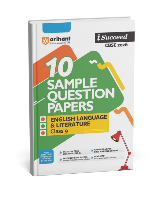 Arihant CBSE 10 Sample Question Papers Class 9th English Language & Literature [English]