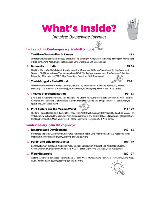 Arihant All in One Social Science Class 10 CBSE 2026–27 Edition (English Mudium)