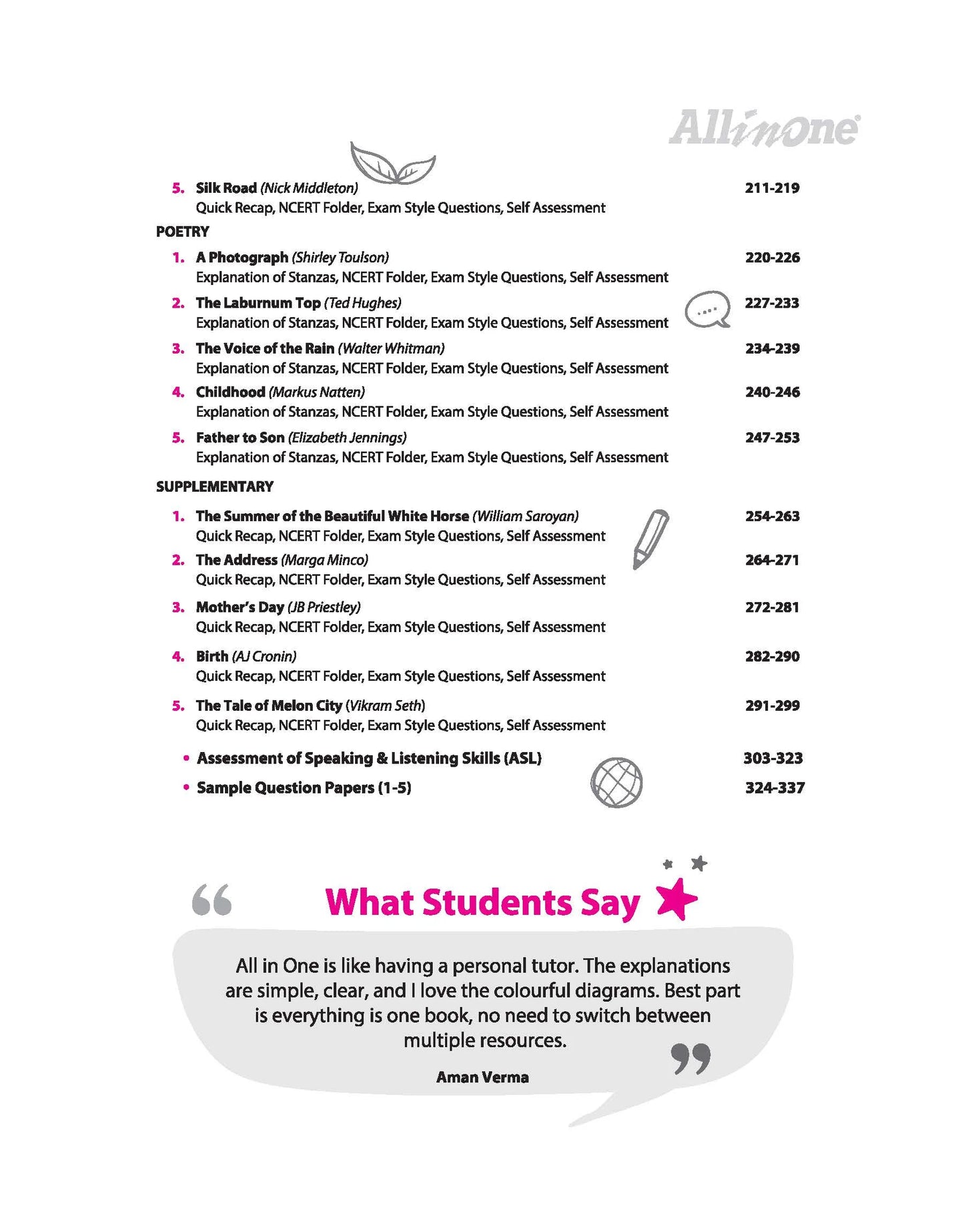 Arihant All in One English core – CBSE  Class 11th 2026-27 (English Medium )
