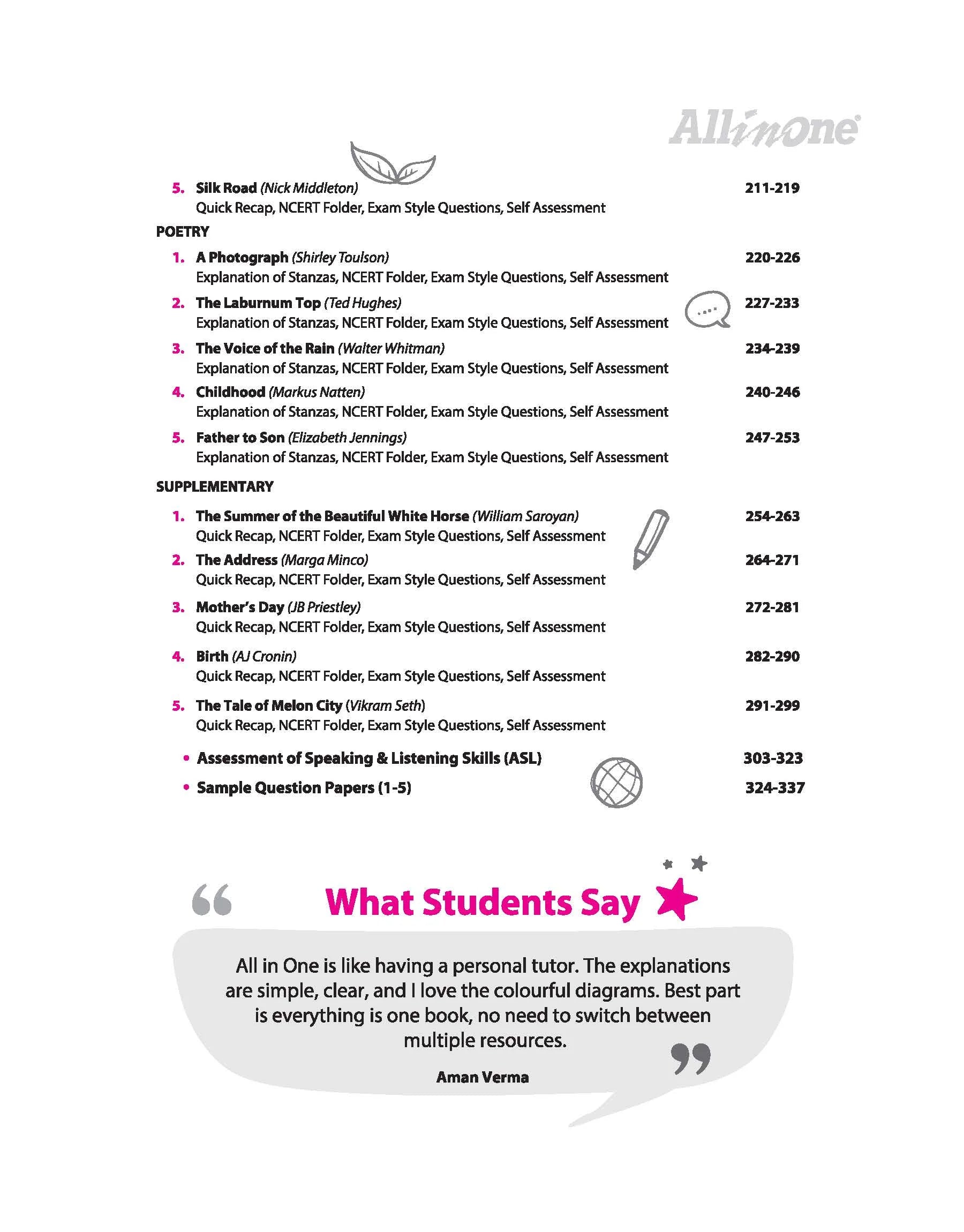 Arihant All in One English core CBSE  Class 11th 2026-27 (English Medium )