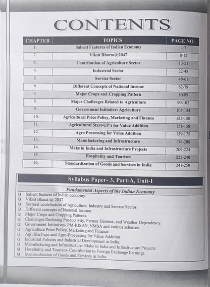 Fundamental Aspect of the Indian Economy By Nirman IAS