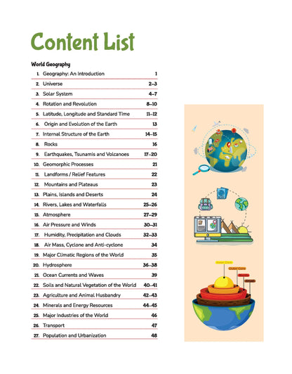 Arihant Publication Geography Capsule Handwritten Notes (English Medium)