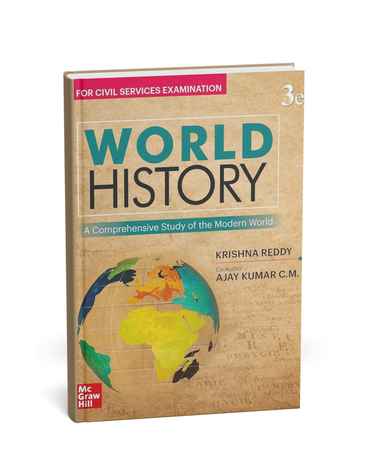TMH – World History by Krishna Reddy (3rd Edition) English Medium