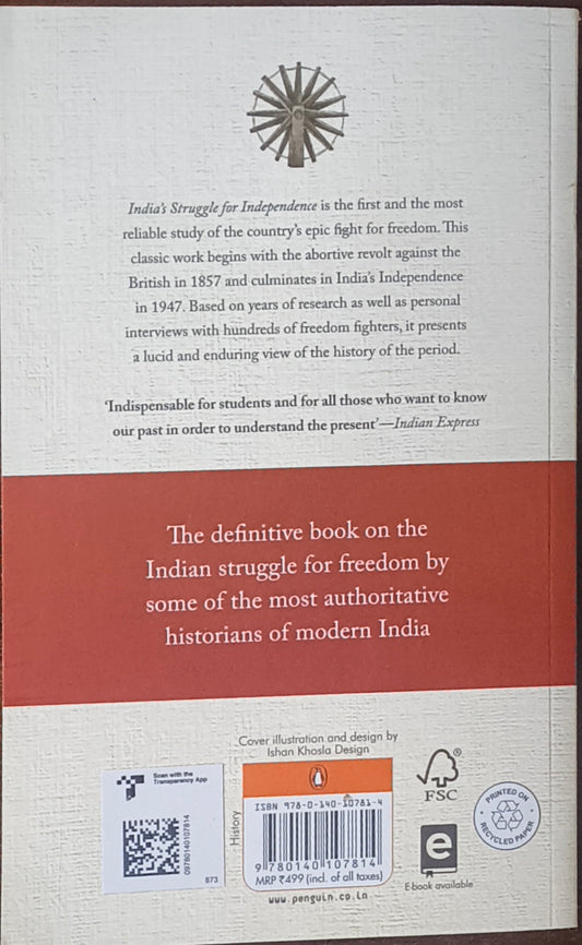 India's Struggle for Independence (1947) By Bipan Chandra – Penguin Books