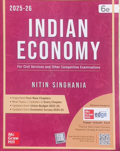 "Indian Economy By Nitin Singhania (English Medium) – TMH  "