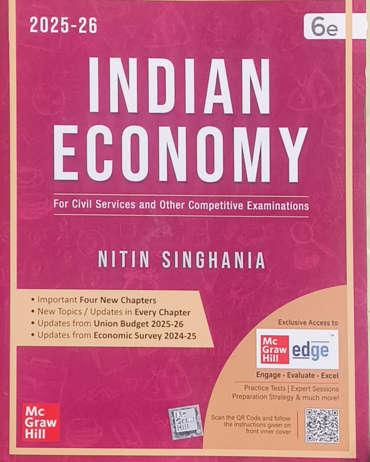 "Indian Economy By Nitin Singhania (English Medium) – TMH  "