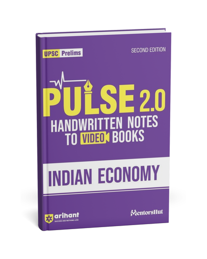 Arihant Pulse 2.0 Handwritten Notes to Video Books: Indian Economy – 2nd Edition [English]