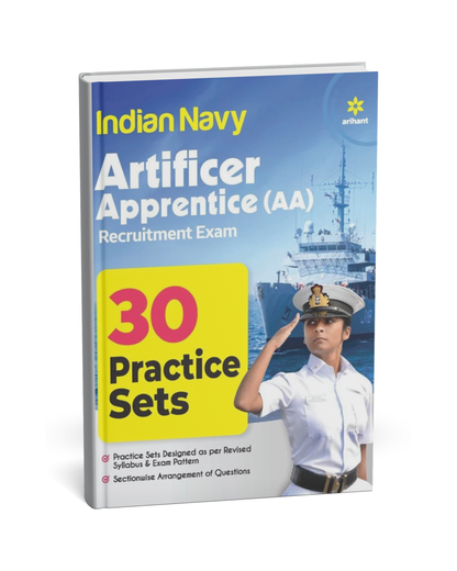 Arihant Indian Navy Artificer Apprentice (AA) Recruitment Exam – 30 Practice Sets [English]