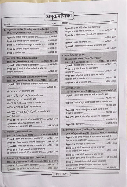 Kiran Railway All Exam Reasoning Chapterwise Solved Papers (Hindi Medium)