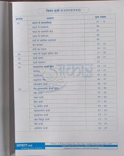 MPPSC Mains: Bharat ke Prakritik Sansadhan By Akar IAS