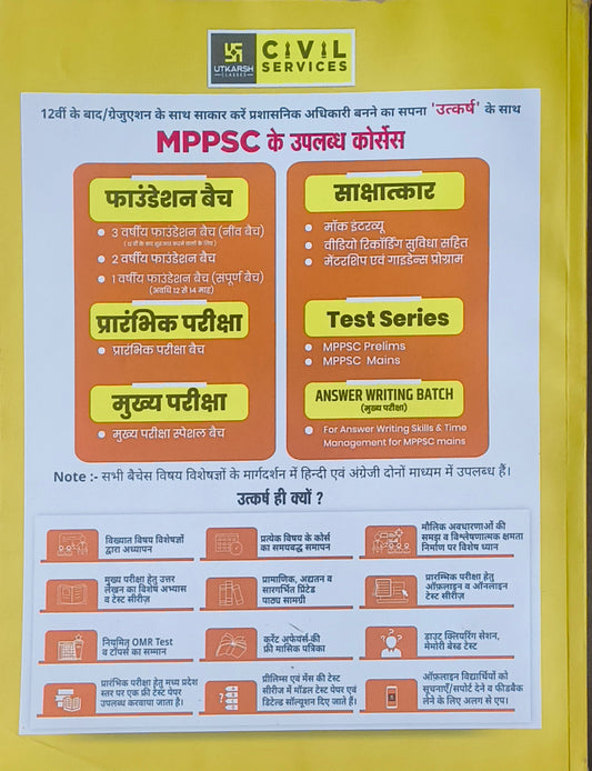 MPPSC Mains Madhya Pradesh Ka Itihas Unit 2 avm 5 By Utkarsh Classes