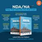 Arihant - NDA/NA 2026 Chapterwise 20 Solved Papers (2016–2025) Mathematics & GAT (5000+ MCQs) English Medium