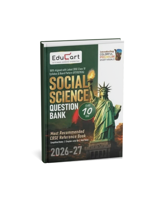 Educart CBSE Class 10th Social Science (SST) Question Bank 2026–27 Edition (English Medium)