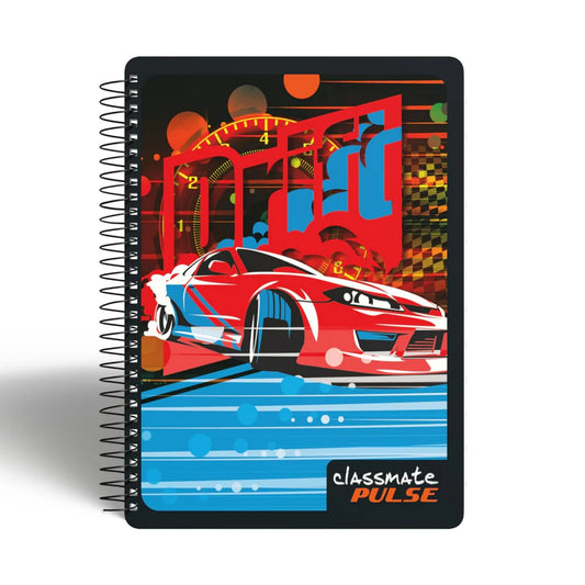 Classmate Pulse Spiral Notebook – 180 Pages, Ruled, Spiral Bound
