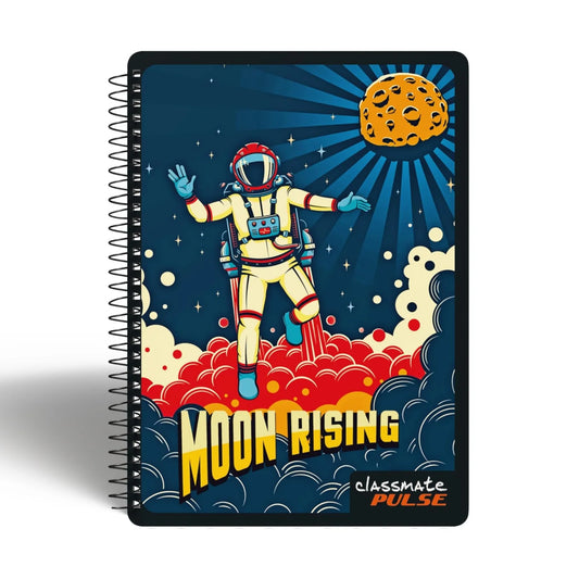 Classmate Pulse Spiral Notebook – 180 Pages, Unruled, Spiral Bound
