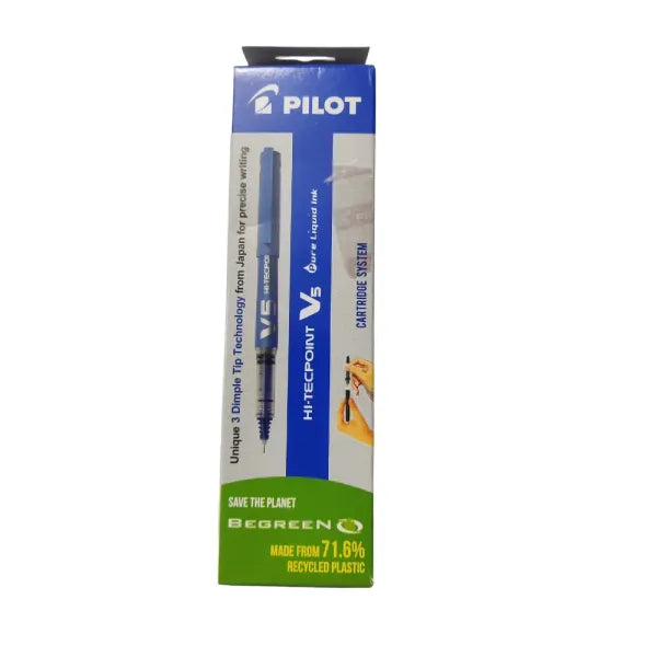 Pilot Hi-Tecpoint V5 Pure Liquid Ink Pen Black – Smooth & Precise Writing Pen