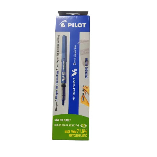 Pilot Hi-Tecpoint V5 Pure Liquid Ink Pen Black – Smooth & Precise Writing Pen