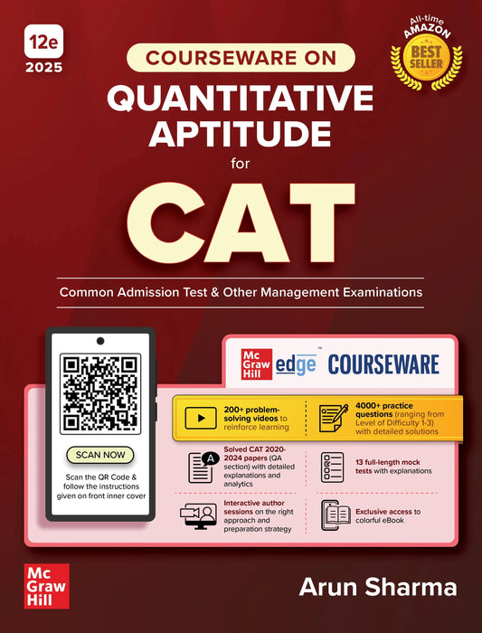 Courseware on Quantitative Aptitude 12th Edition 2025 By Arun Sharma | TMH