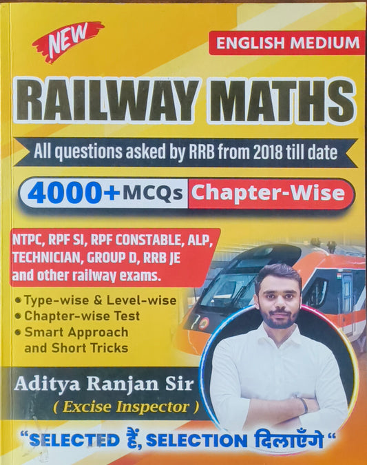 Railway Maths: 4000+ MCQs by Aditya Ranjan Sir