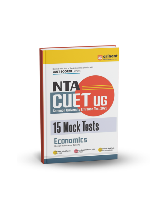 Arihant NTA CUET-UG 2025 Economics Section 2 | 15 Mock Tests |English Medium