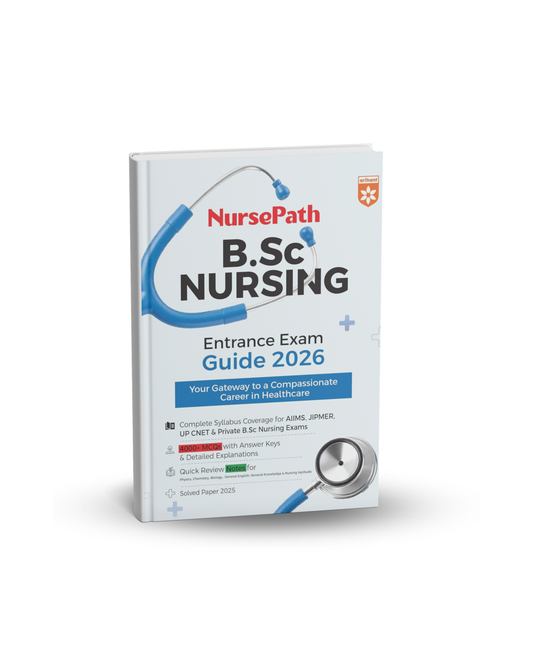 Arihant NursePath B.Sc Nursing Entrance Exam Guide 2026 (English Medium)