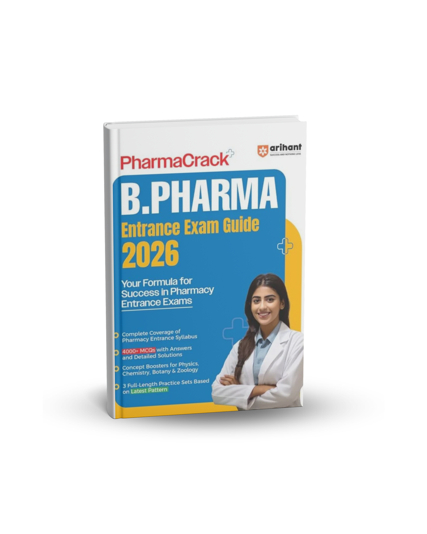 Arihant PharmaCrack+ B.Pharma Entrance Exam Guide 2026 (English Medium)