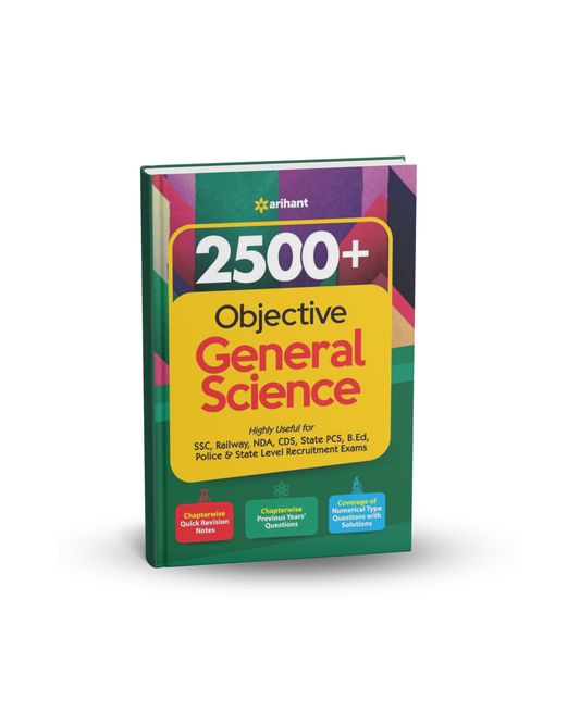 Arihant 2500+ Objective General Science Book (English Medium)