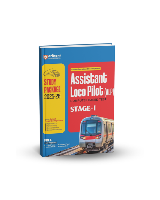 Arihant RRBs Assistant Loco Pilot (ALP) Stage-1 Study Package 2025–26 | English Medium