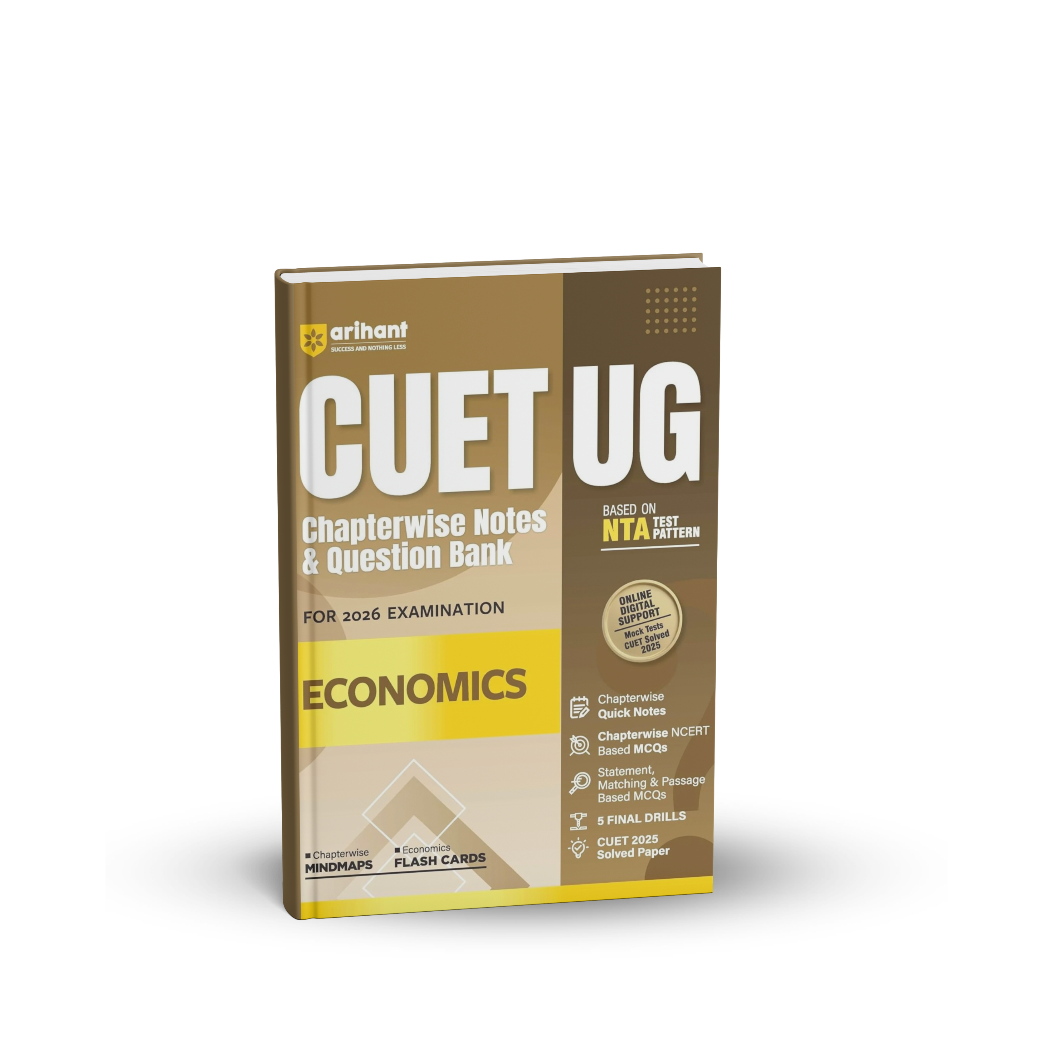 Arihant CUET UG 2026 Economics Chapterwise Notes & Question Bank | English Medium