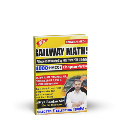 Railway Maths | 4000+ MCQs | By Aditya Ranjan Sir | English Medium