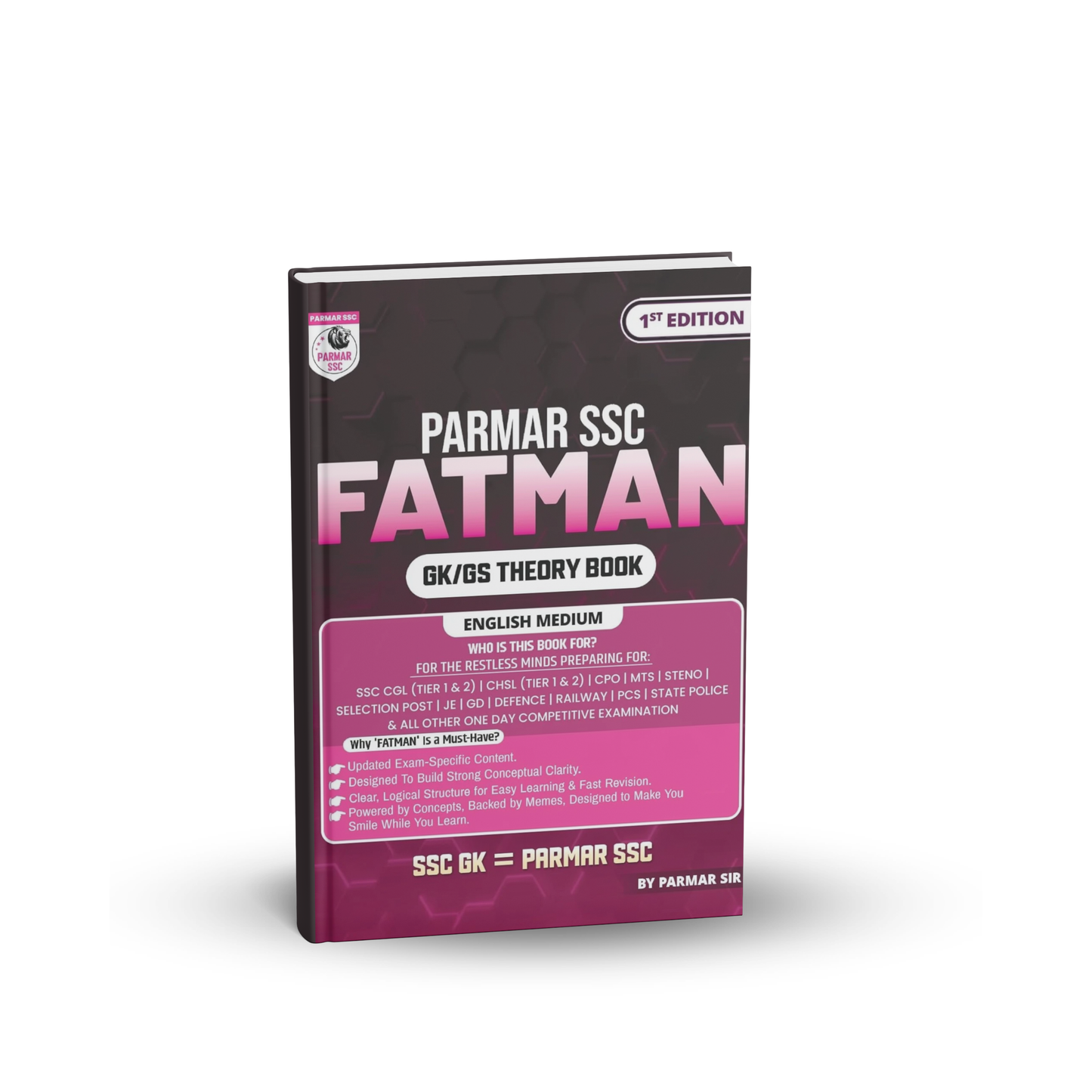 PARMAR SSC Fatman – GK/GS Theory Book (1st Edition) English Medium
