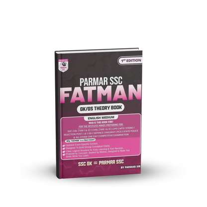 PARMAR SSC Fatman – GK/GS Theory Book (1st Edition) English Medium
