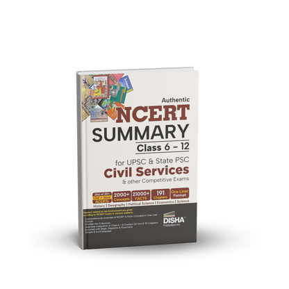 Disha Publication - Authentic NCERT Summary (Class 6–12) English Medium
