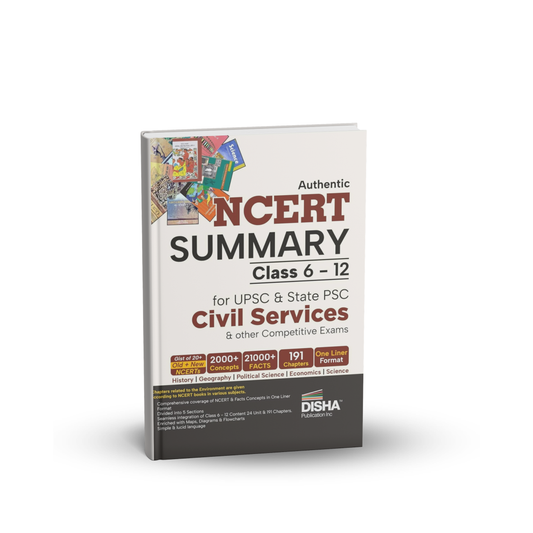 Disha Publication - Authentic NCERT Summary (Class 6–12) English Medium